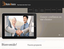 Tablet Screenshot of oficinahora.com.ar